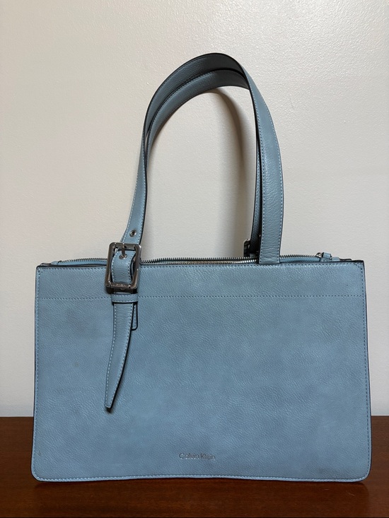 Calvin Klein Handbags - Calvin Klein commuter tote powder blue.